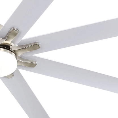 Ceiling Fan With Dimmable LED Light, 8 Blades, Reversible DC Motor, Remote Control