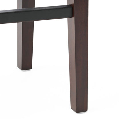 Elegant Saddle Stool With Curved Seat Comfort - Brown
