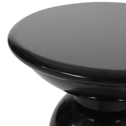 Outdoor Modern Metal End Large Table