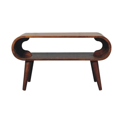 Solid Wood Open Coffee Table
