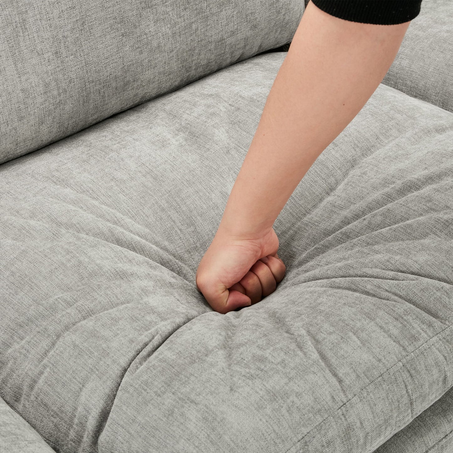 Cozy Upholstered Sofa Set For Living Room