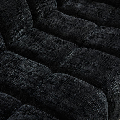 Modern Sofa With Piano Key Backrest