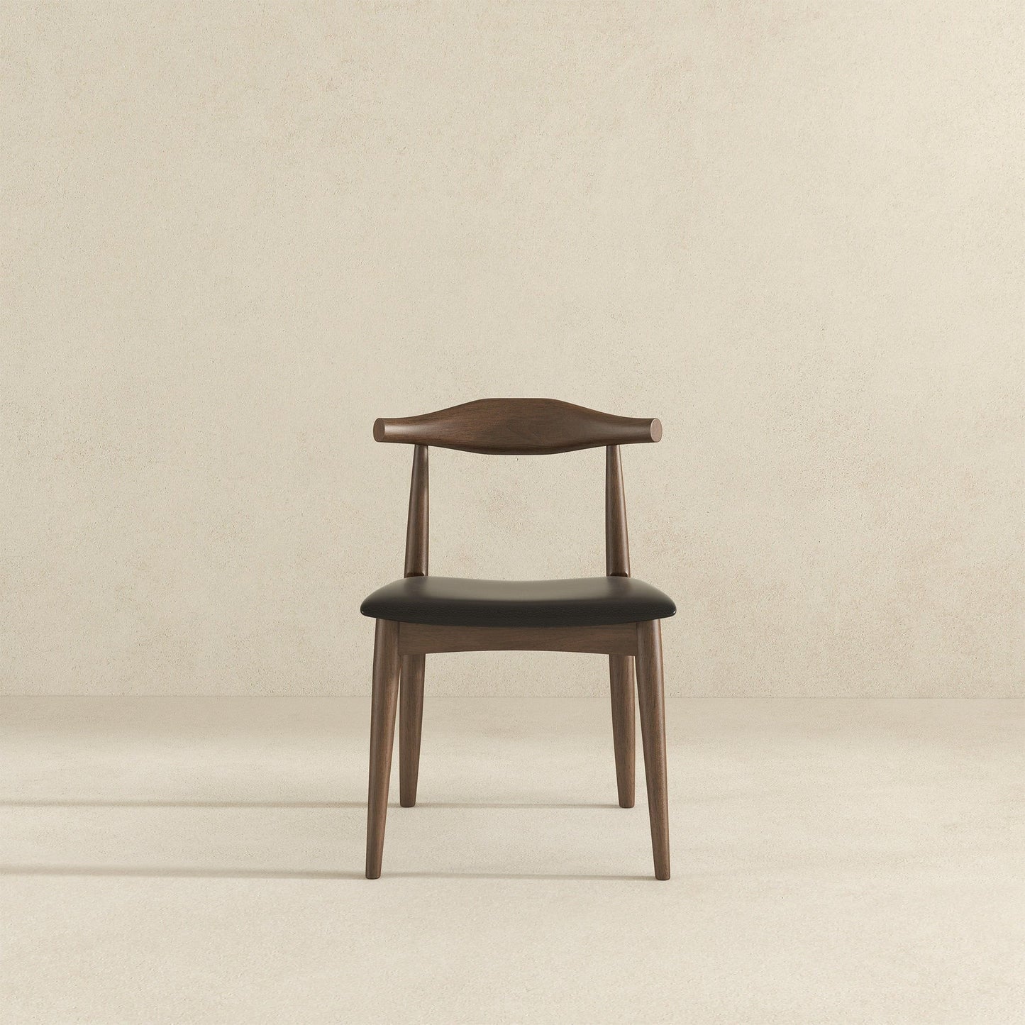Destiny - Dining Chairs (Set of 2) - Black / Dark Brown