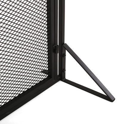 Samantha - Iron Fireplace Screen 2 Door Design
