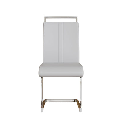 Modern Dining Chairs With Padded Seat, High Back