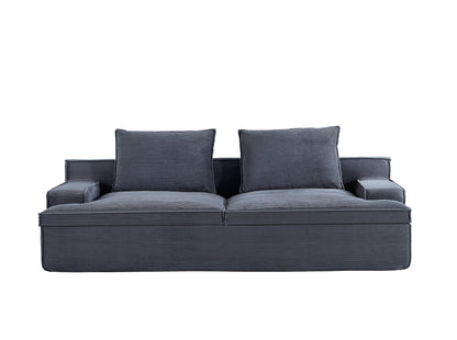 Nimbus - Oversized Full Foam 4 Seater Couch For Living Room Upholstered In Soft, Wide Armrests
