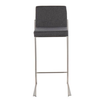 Fuji - Contemporary And Modern Elegance High Back Barstool