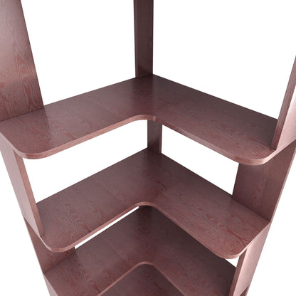 L-Shaped Corner Bookshelf