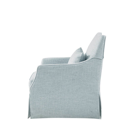 Traditional Design London Skirted Swivel Chair