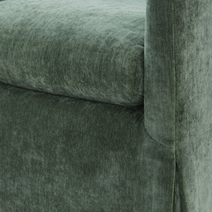 Luisa - Skirted Swivel Accent Chair