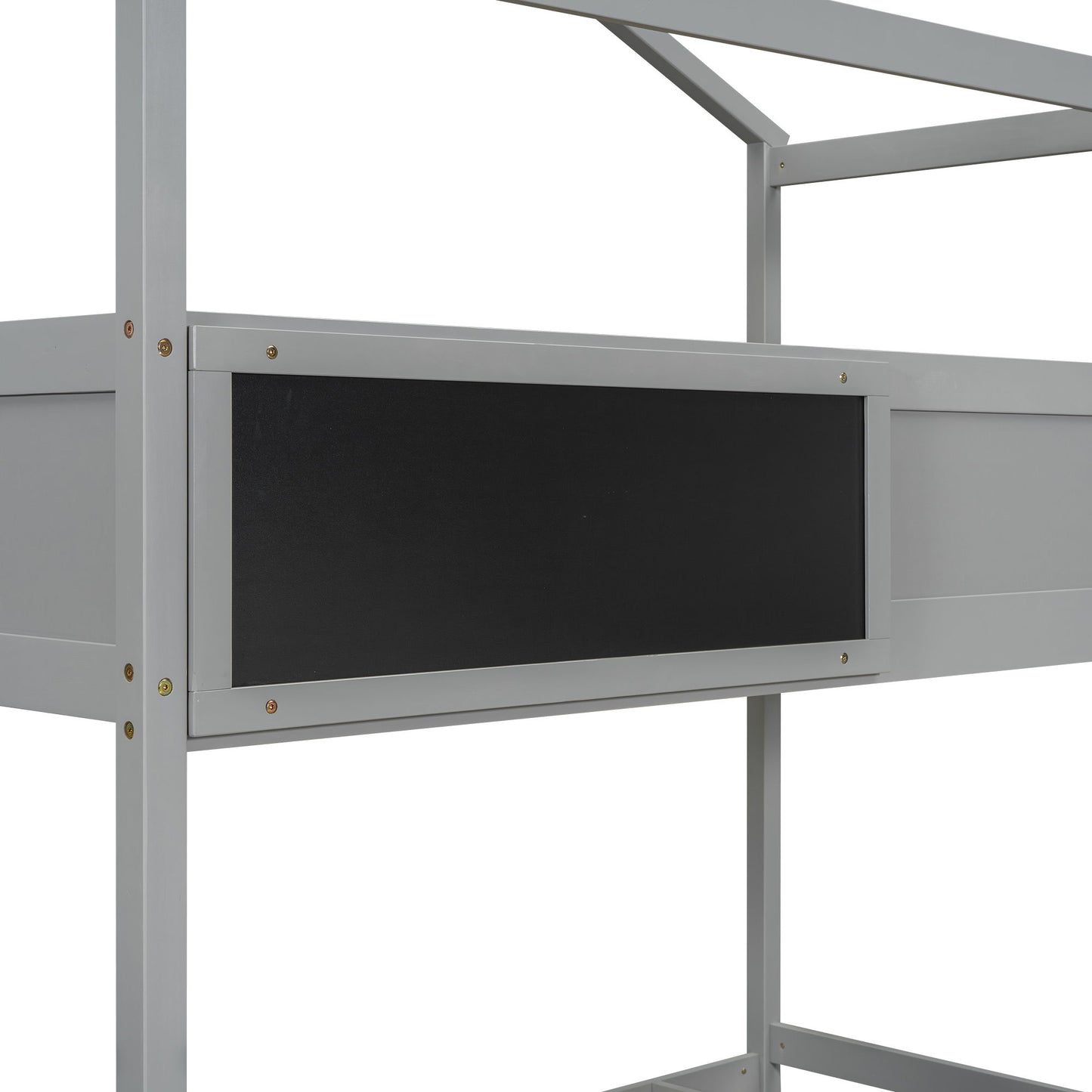 House Style Bunk Bed With Storage Staircase And board