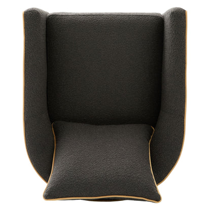 Swivel Accent Chair, Rotating Base, For Living Room