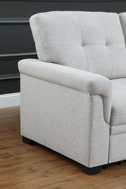 Lucca - Reversible Sleeper Sectional Sofa With Storage Chaise