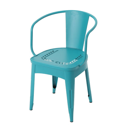 Lourdes - 3 Piece Metal Set - Teal