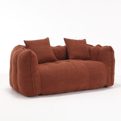 Cozy Beanbag Chair With High Resilience Foam Core For 2