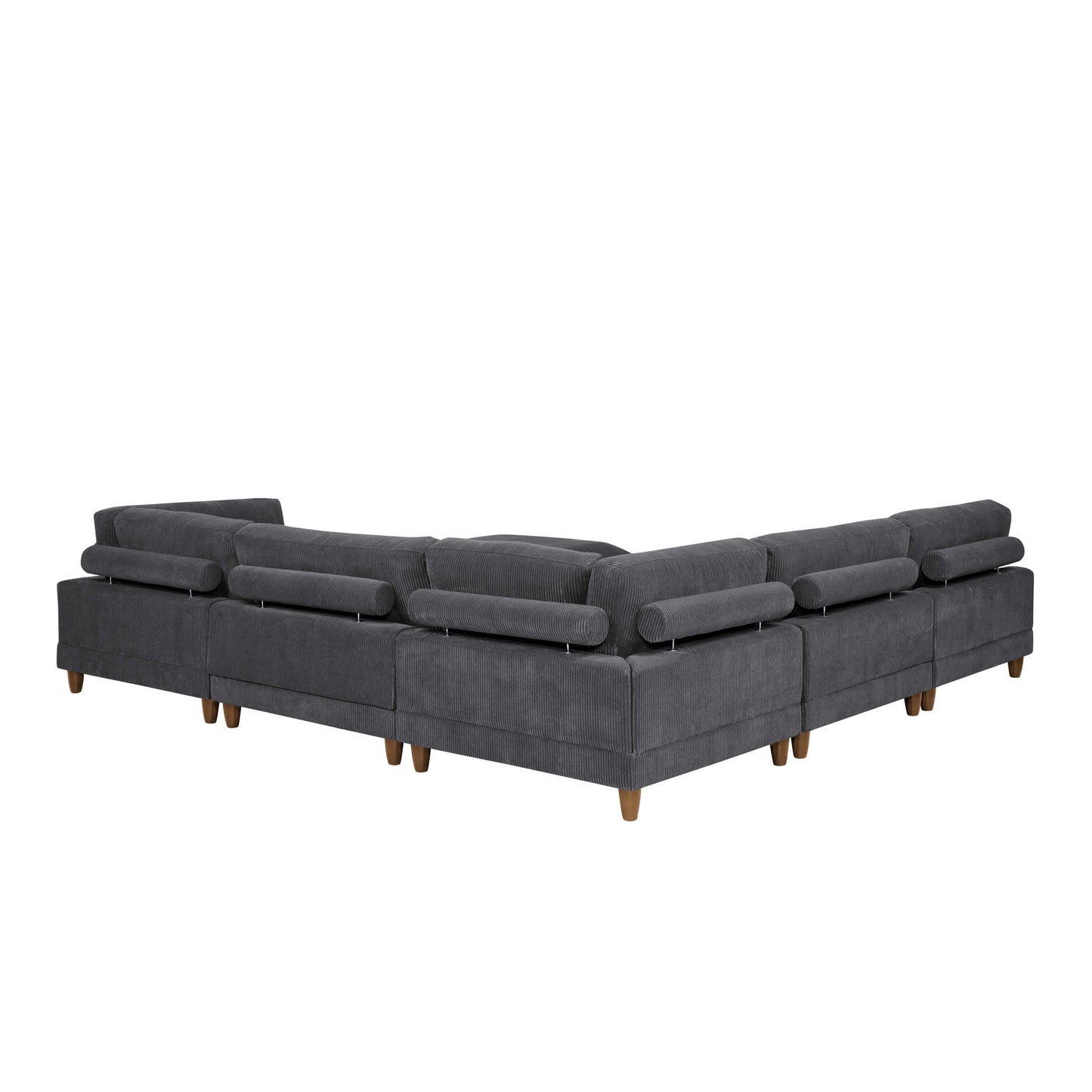 Modern Modular Sectional With Adjustable Back Support
