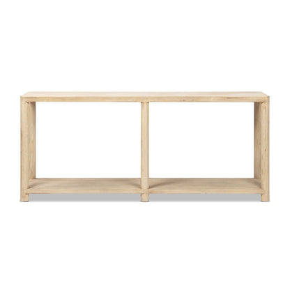 Milo - Console Table With Lower Shelf - Natural
