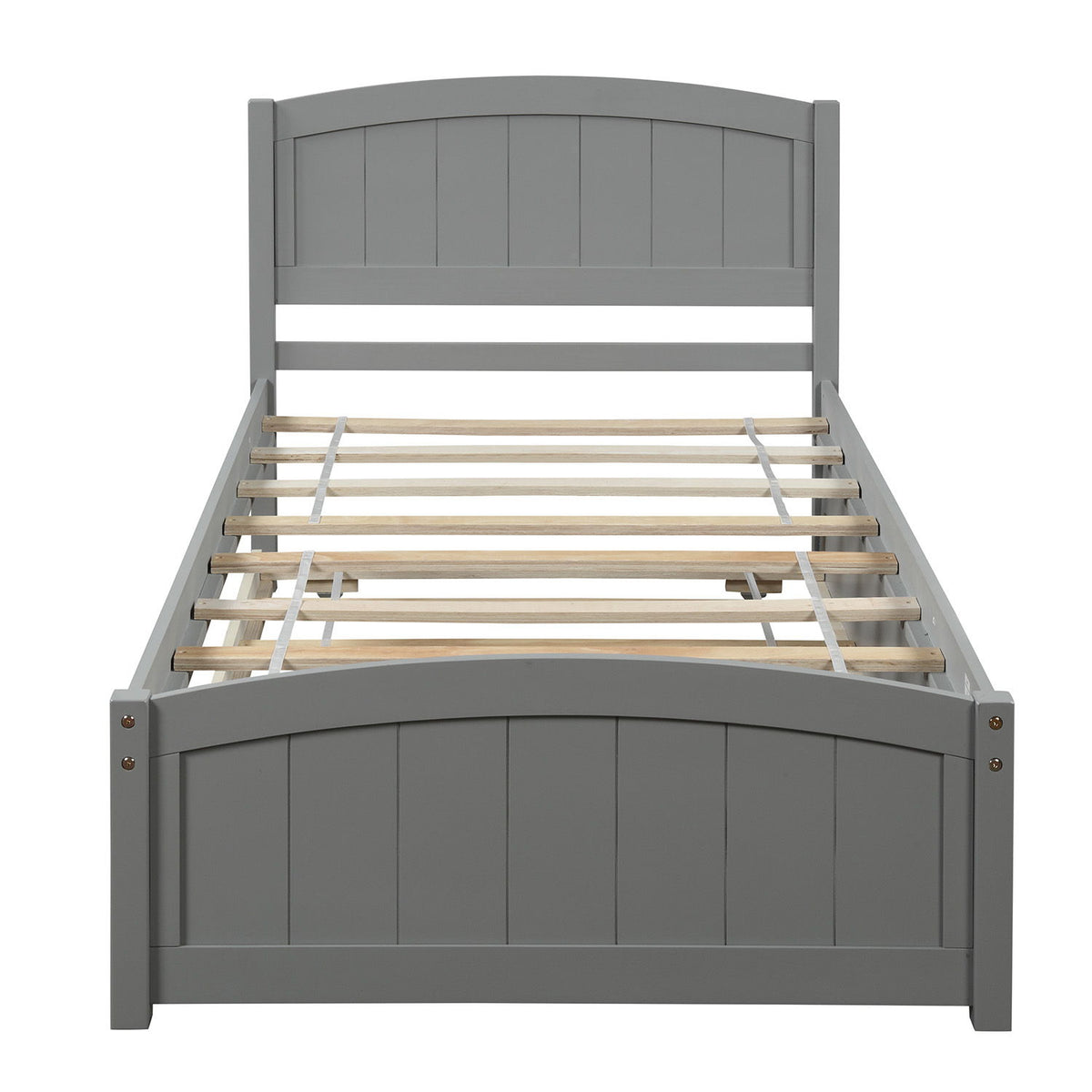 Platform Bed & Headboard, Footboard And Wood Slat Support
