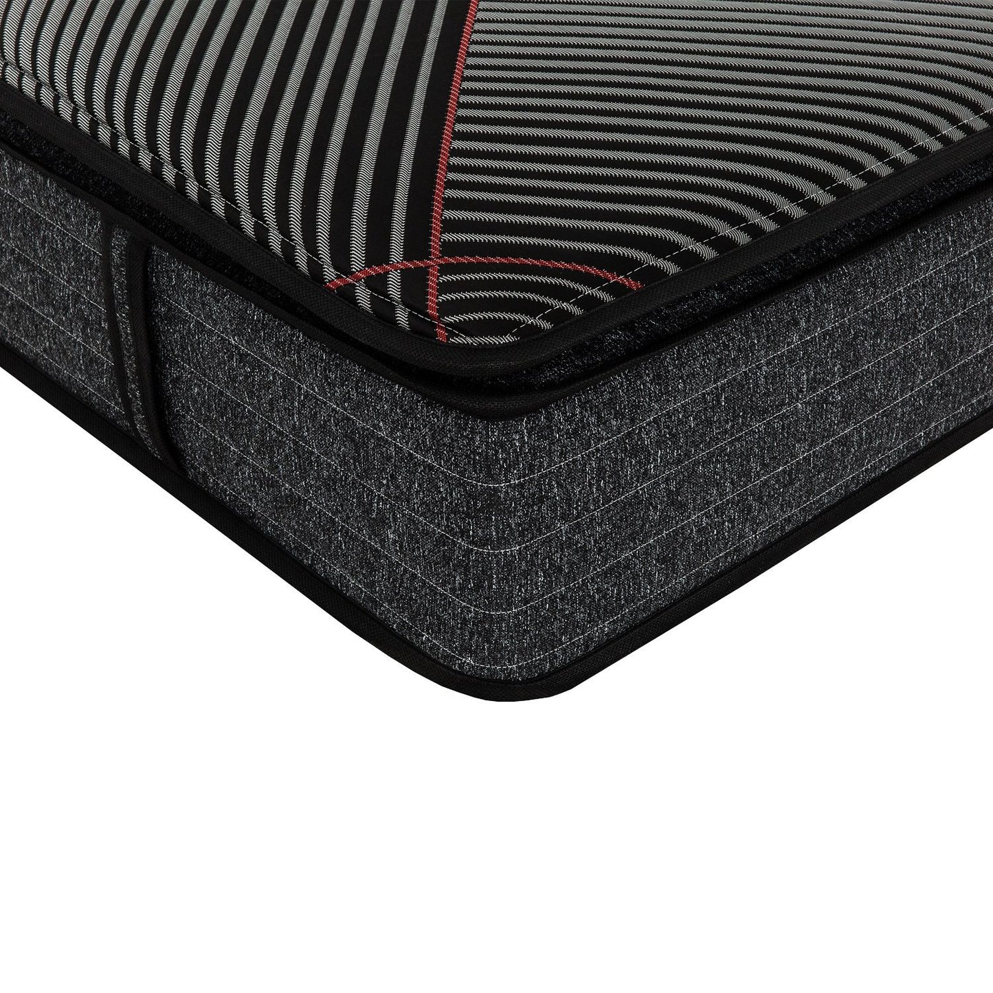 15" Euro Top Gel Memory Foam Hybrid Mattress With Pocket Coils, Cooling & Edge Support - Black - Queen