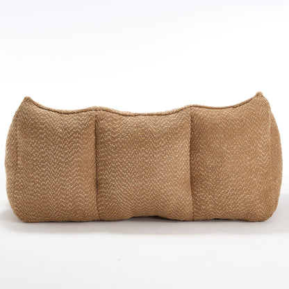 Comfortable Dual Beanbag Chair With High Resilience Foam Core For 2 People