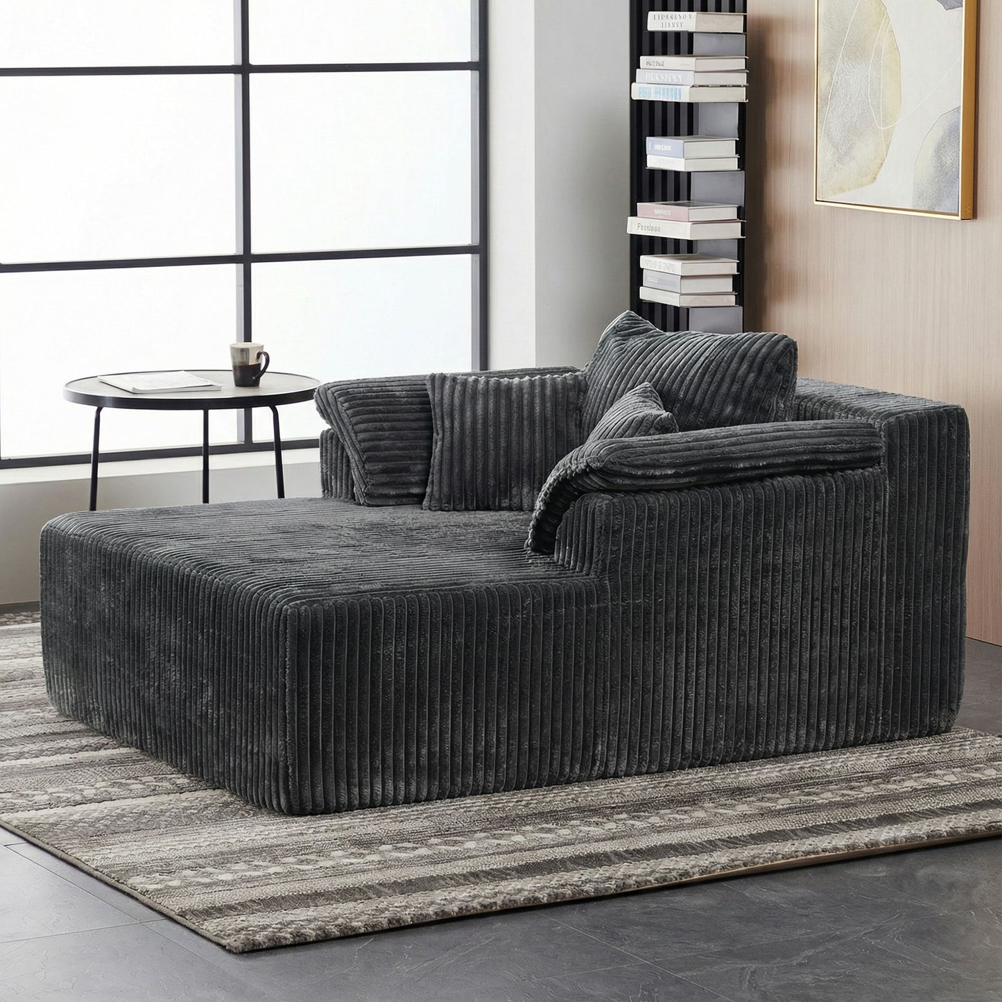 Chaise Lounge Chair, Deep Seat Sleeper Couch For Living Room
