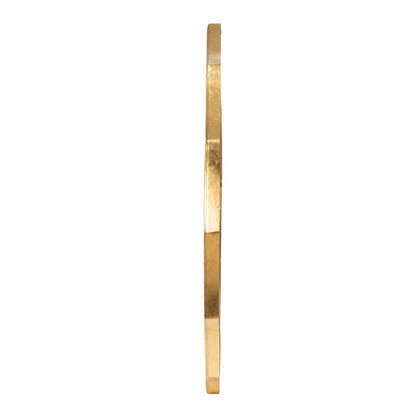 Round Sunburst Wall Mirror With, Wall Decor Mirror For Entryway Bedroom Living Room - Gold