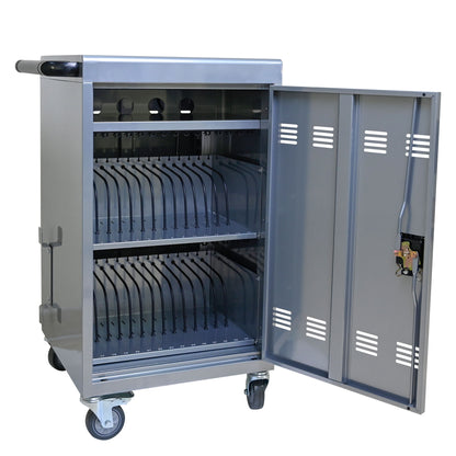 Mobile Charging Cart Station For book, Tablet And Laptop Computer With Power Strip Included