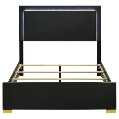 Jeremiah - LED Panel Bed With Touch Controlled Lighting