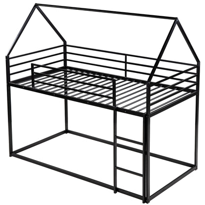House Bunk Bed With Built In Ladder