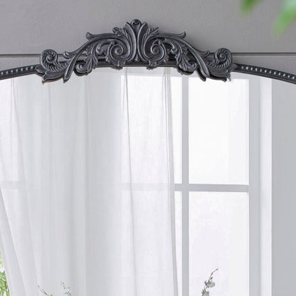 Arch Mirror, Baroque Inspired Wall Decor For Bathroom, Bedroom, Living Room