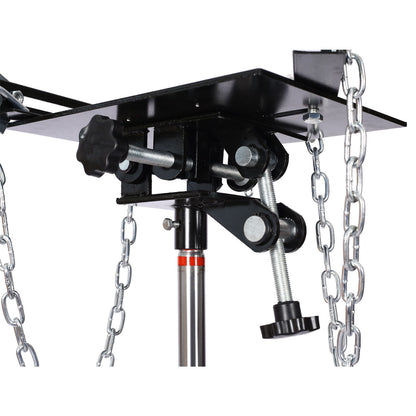 Hydraulic 2 Stage Transmission Jack, Swivel - Red