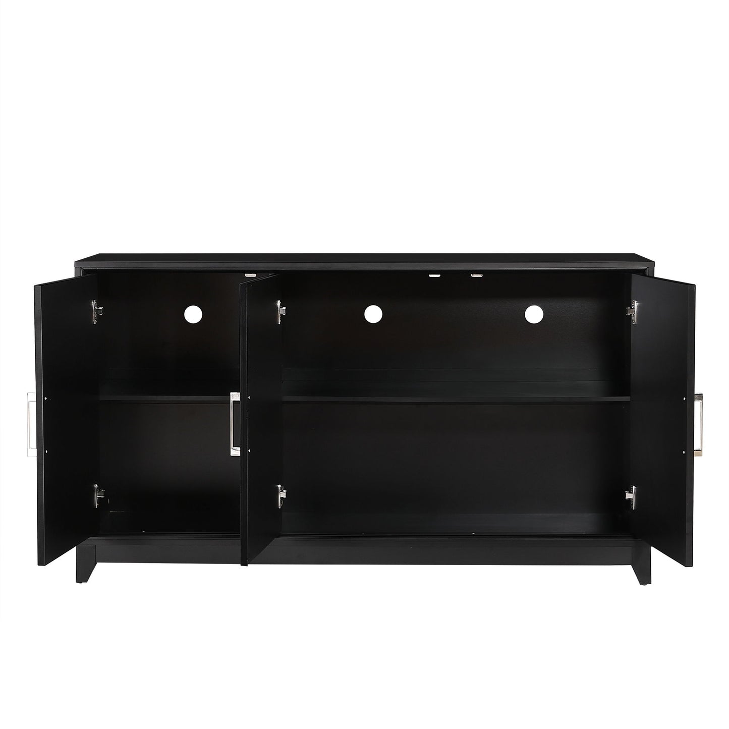 TV Stand, Media Console Cabinet With 2 Spacious Storage Space