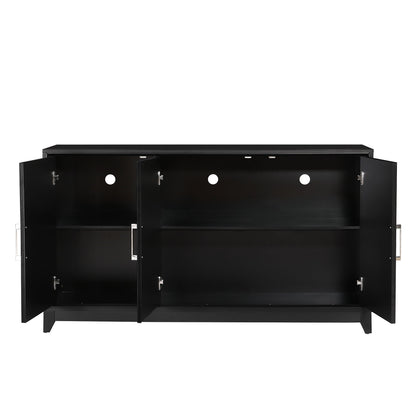 TV Stand, Media Console Cabinet With 2 Spacious Storage Space
