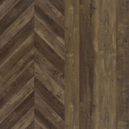 Chase - 2 Door Console With Herringbone Design - Oak