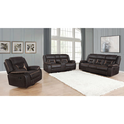 Brazelton - Glider Loveseat With Console