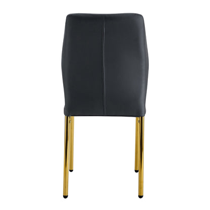 Luxury Simple Chair With Metal Leg