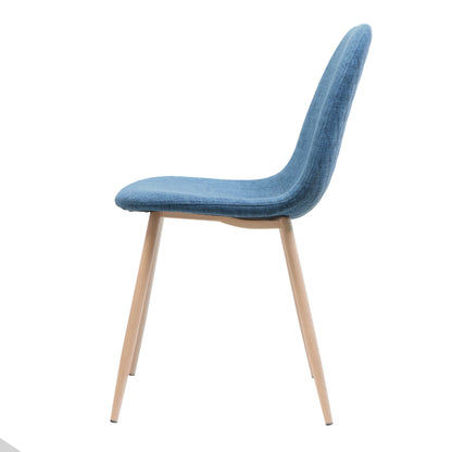 Elegant Dining Chair Set With Fabric