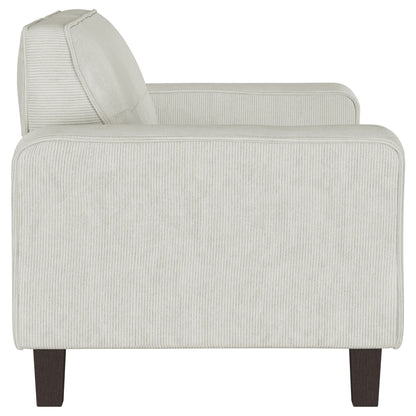 Xana - 2 Piece Upholstered Track Arm Sofa Set - Greige