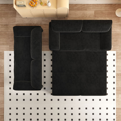 Queen Pull Out Sofa Bed With Side Storage