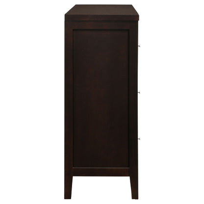 Wedgewood - 6 Drawers Dresser - Cappuccino