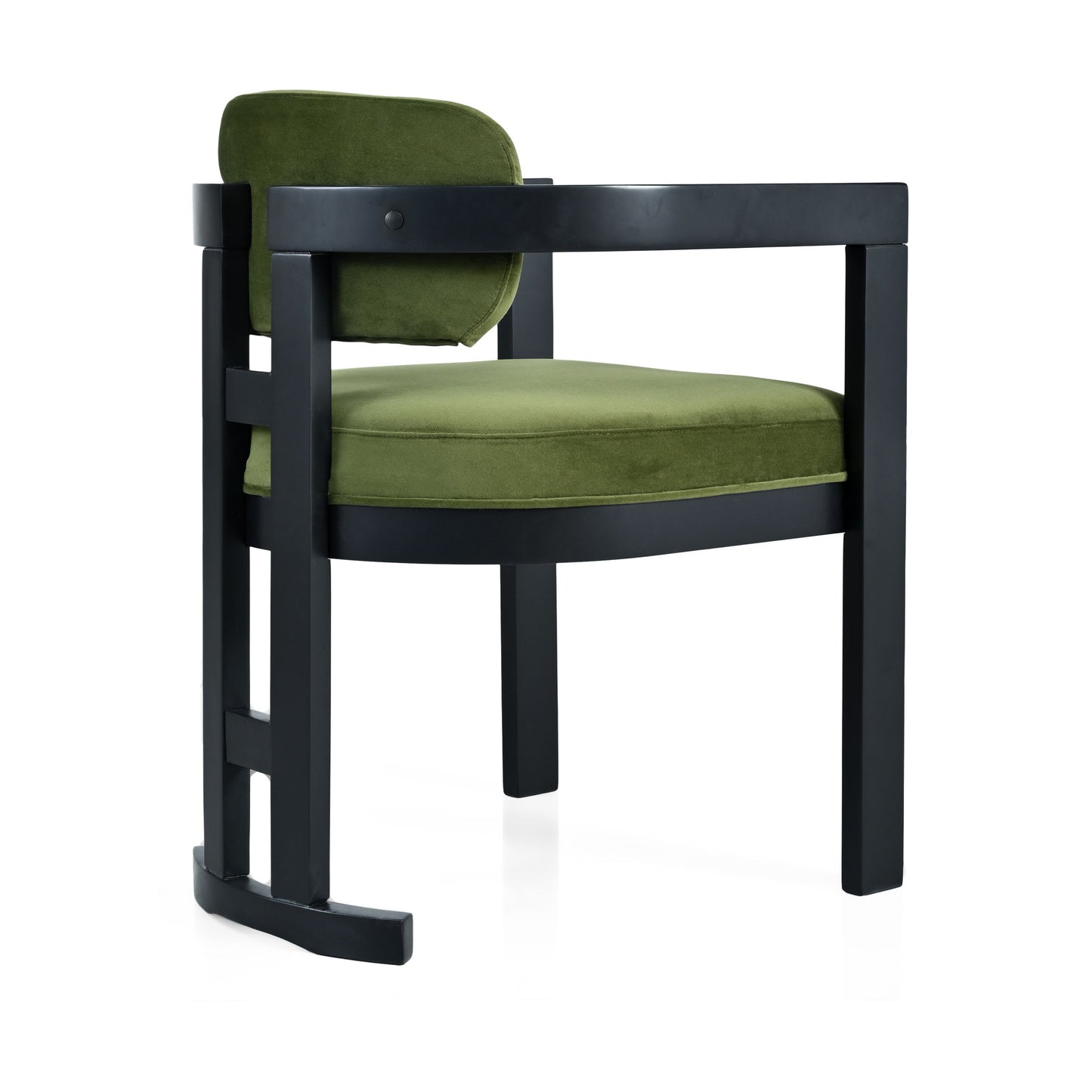 Stylish Indoor Upholstered Wood Dining Chair (Set of 2)