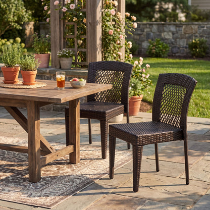 Outdoor Dining Stackable Chairs