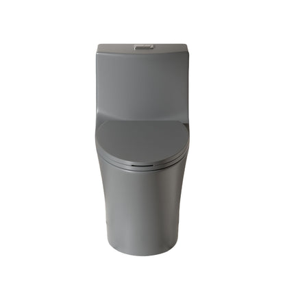 1 Piece Toilet With Dual Flush And Soft Closing Seat