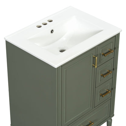Traditional Bathroom Vanity Set With Soft Close Doors