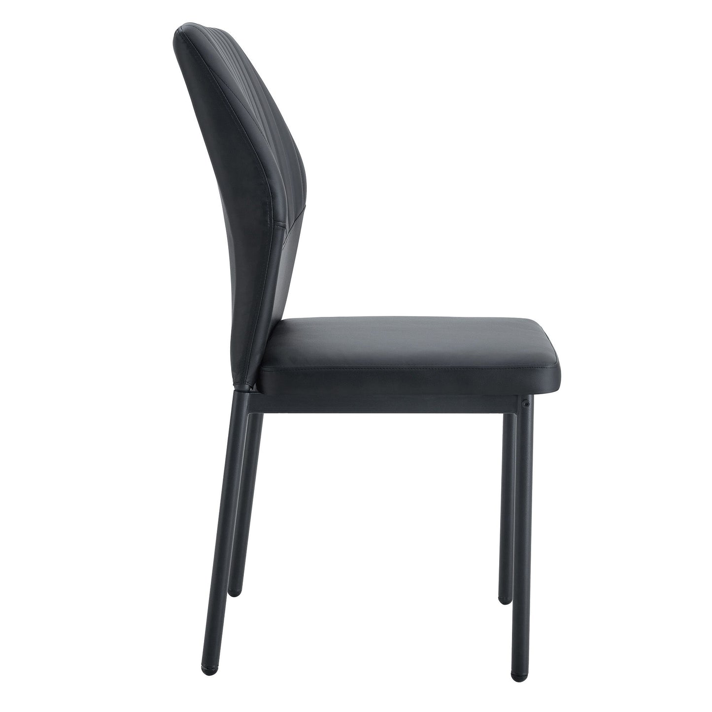 Ergonomic Simple Chair With Metal Leg