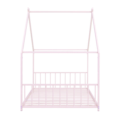 Metal House Bed