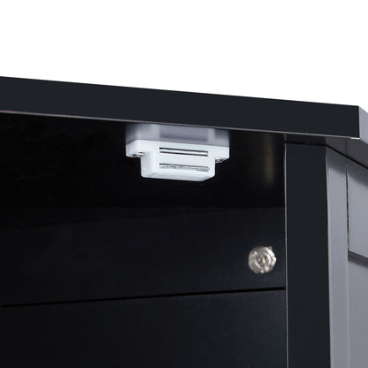 Bathroom Cabinet Triangle Corner Storage Cabinet With Adjustable Shelf Modern Style