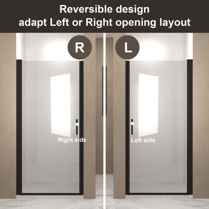 Shower Door With Glass And Explosion Proof Safety Film