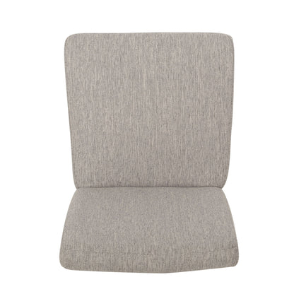 Contemporary Dining Chair With Upholstered Seating And Tapered Legs