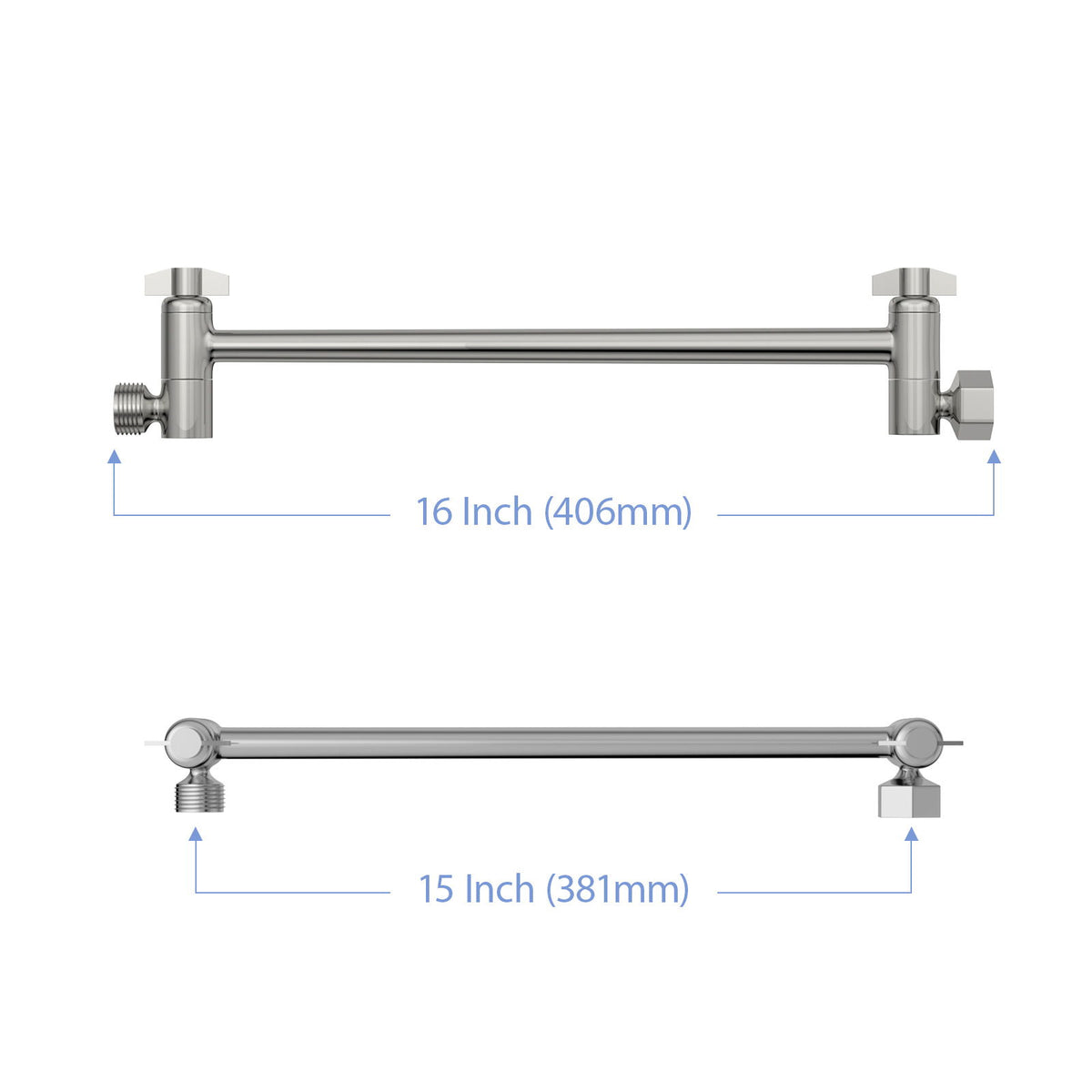 Sleek Design Stainless Steel Shower Arm Extension